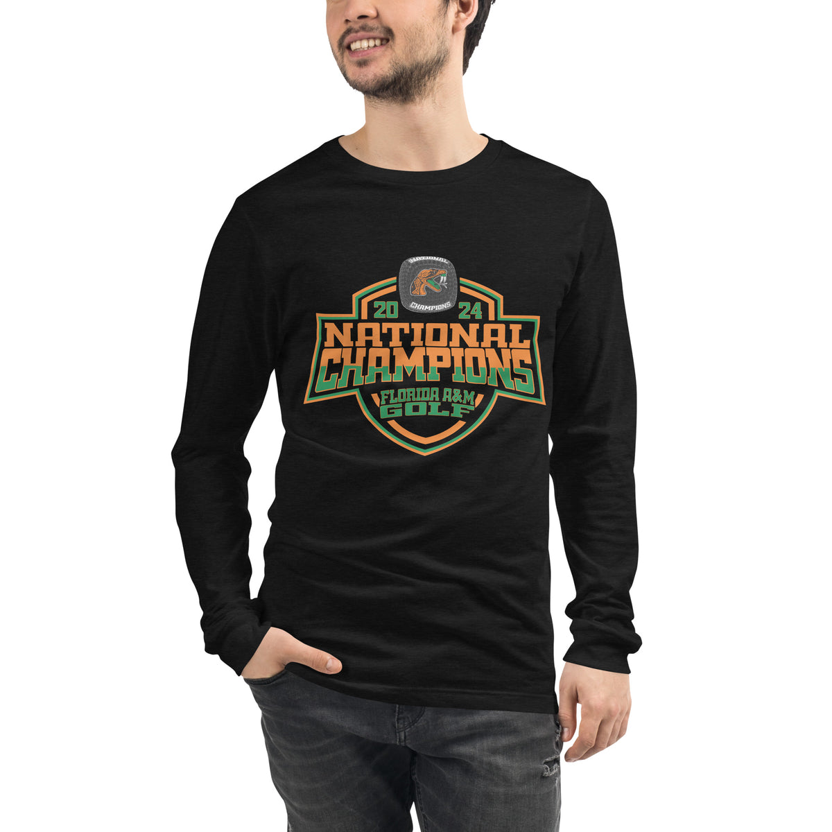 Florida A&amp;M University Golf -Men's 2024 Unisex Long Sleeve Tee