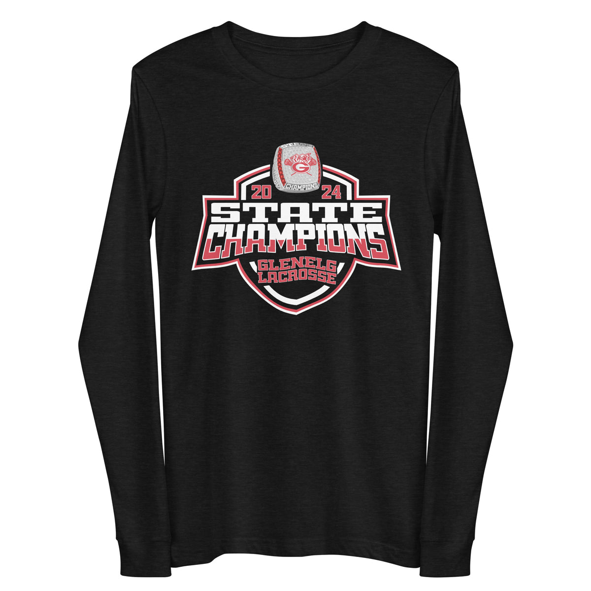 Glenelg High School Lacrosse -Men's 2024 Unisex Long Sleeve Tee