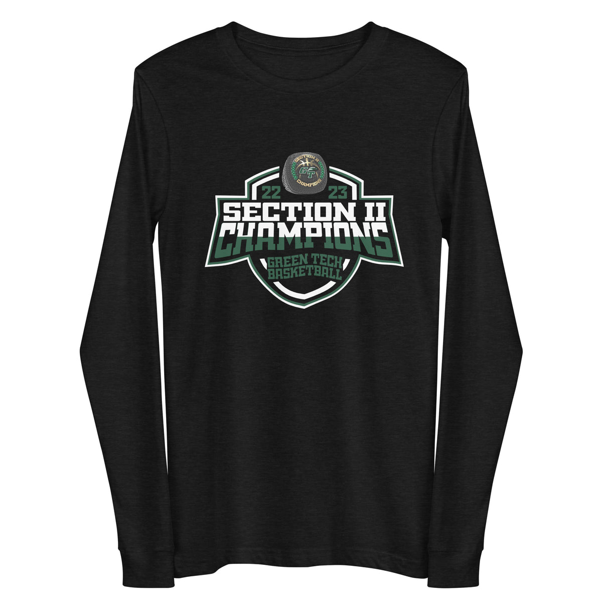 Green Tech High Charter School Basketball -Men's 2023 Unisex Long Sleeve Tee