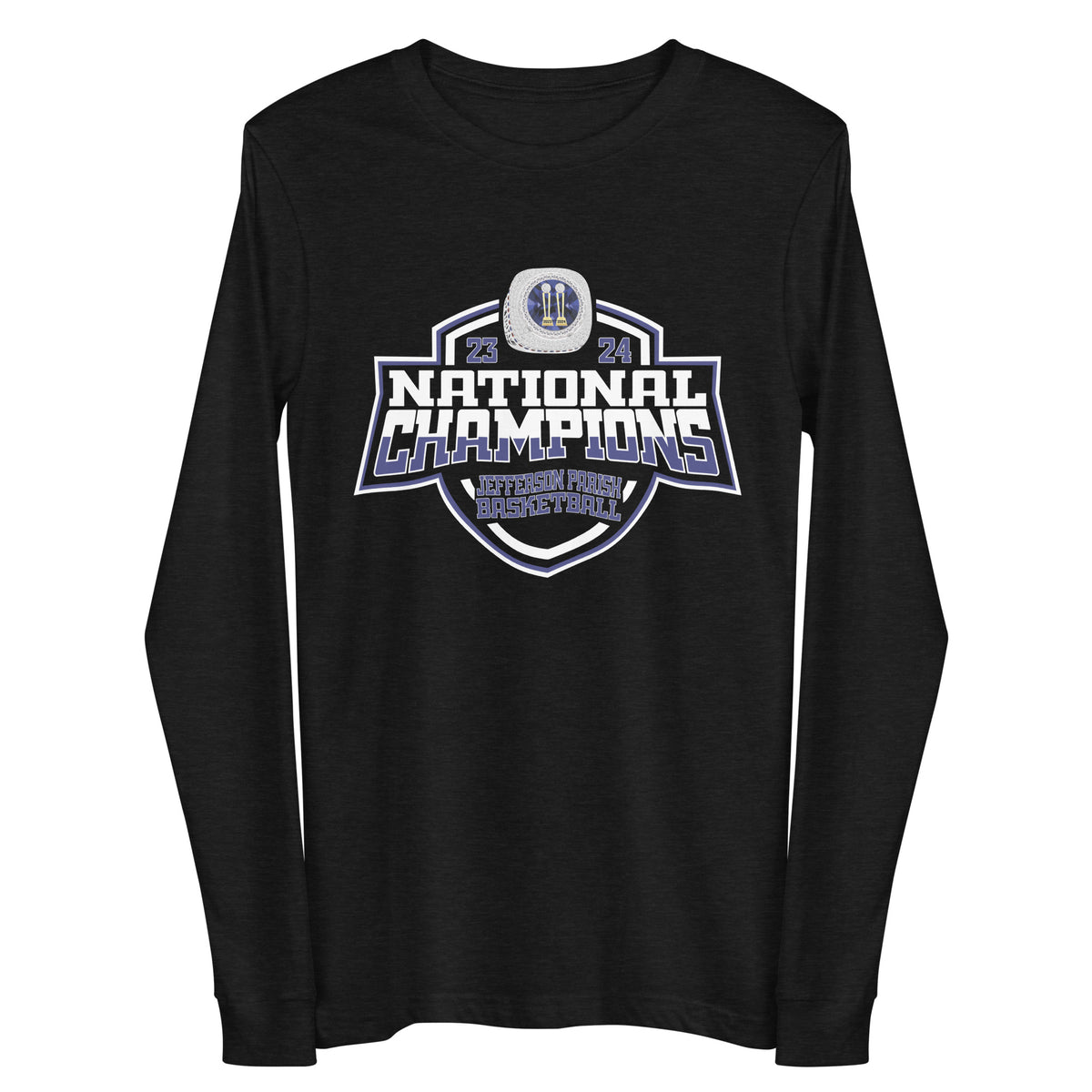 Jefferson Parish Basketball -Men's 2024 Unisex Long Sleeve Tee