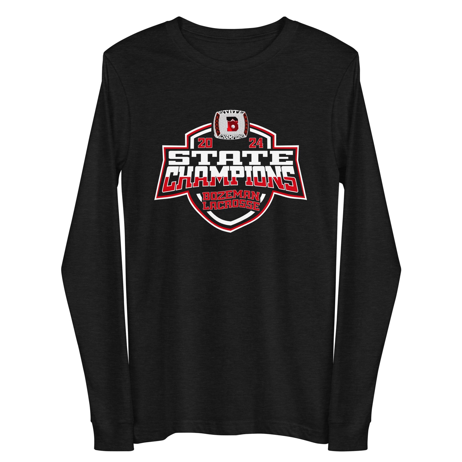Bozeman High School Lacrosse Lacrosse -Men's 2024 Unisex Long Sleeve Tee