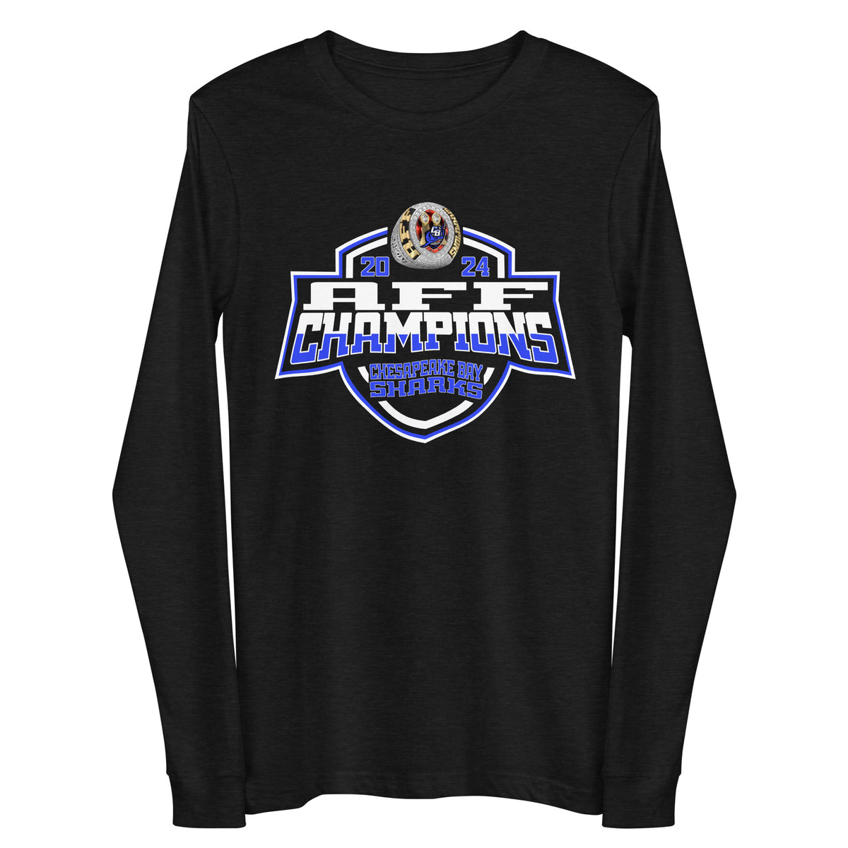 Chesapeake Bay Sharks Football 2024 Unisex Long Sleeve Tee