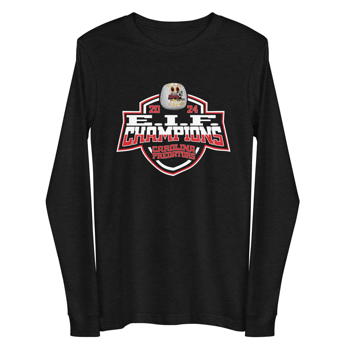 Carolina Predators Football 2024 Unisex Long Sleeve Tee