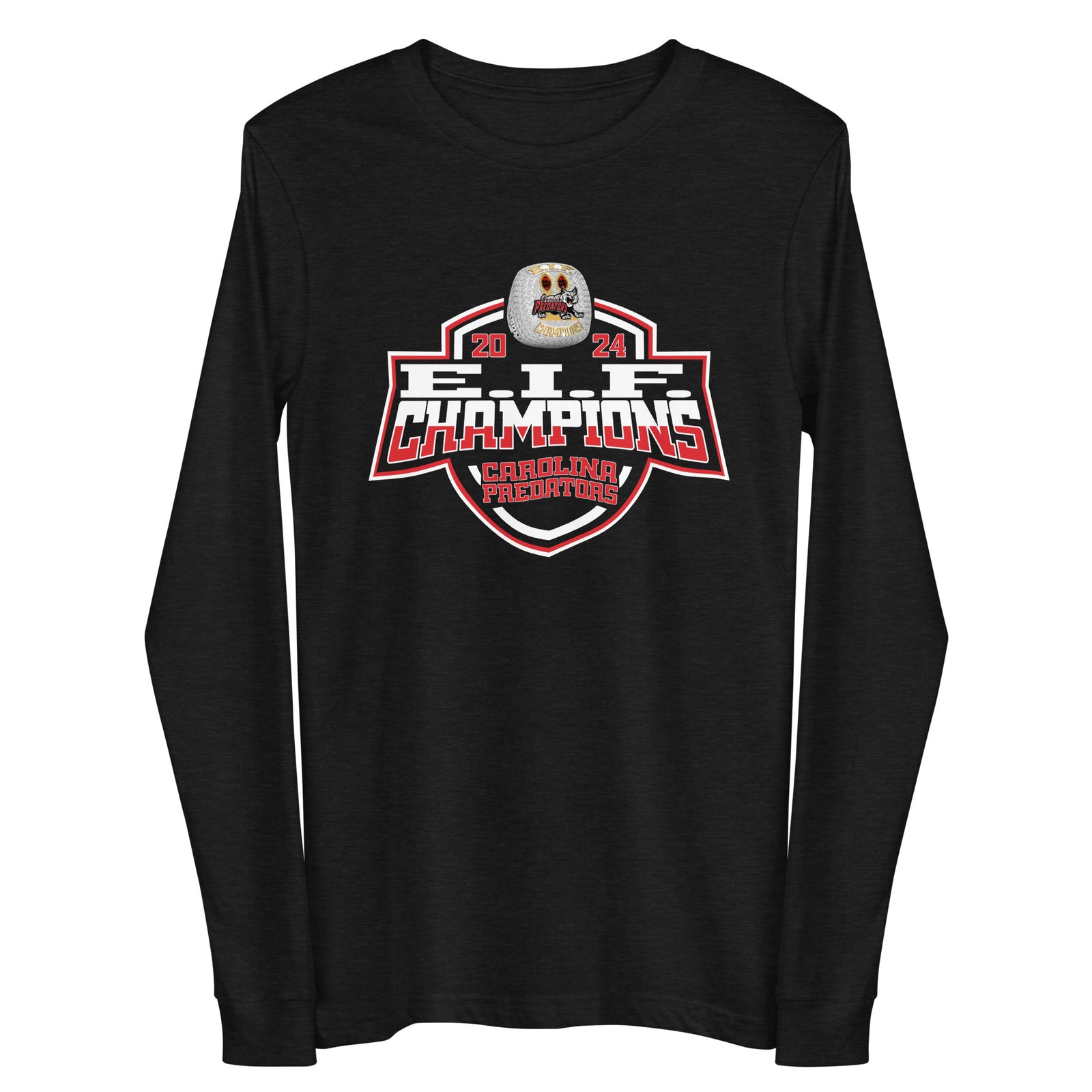 Carolina Predators Football 2024 Unisex Long Sleeve Tee