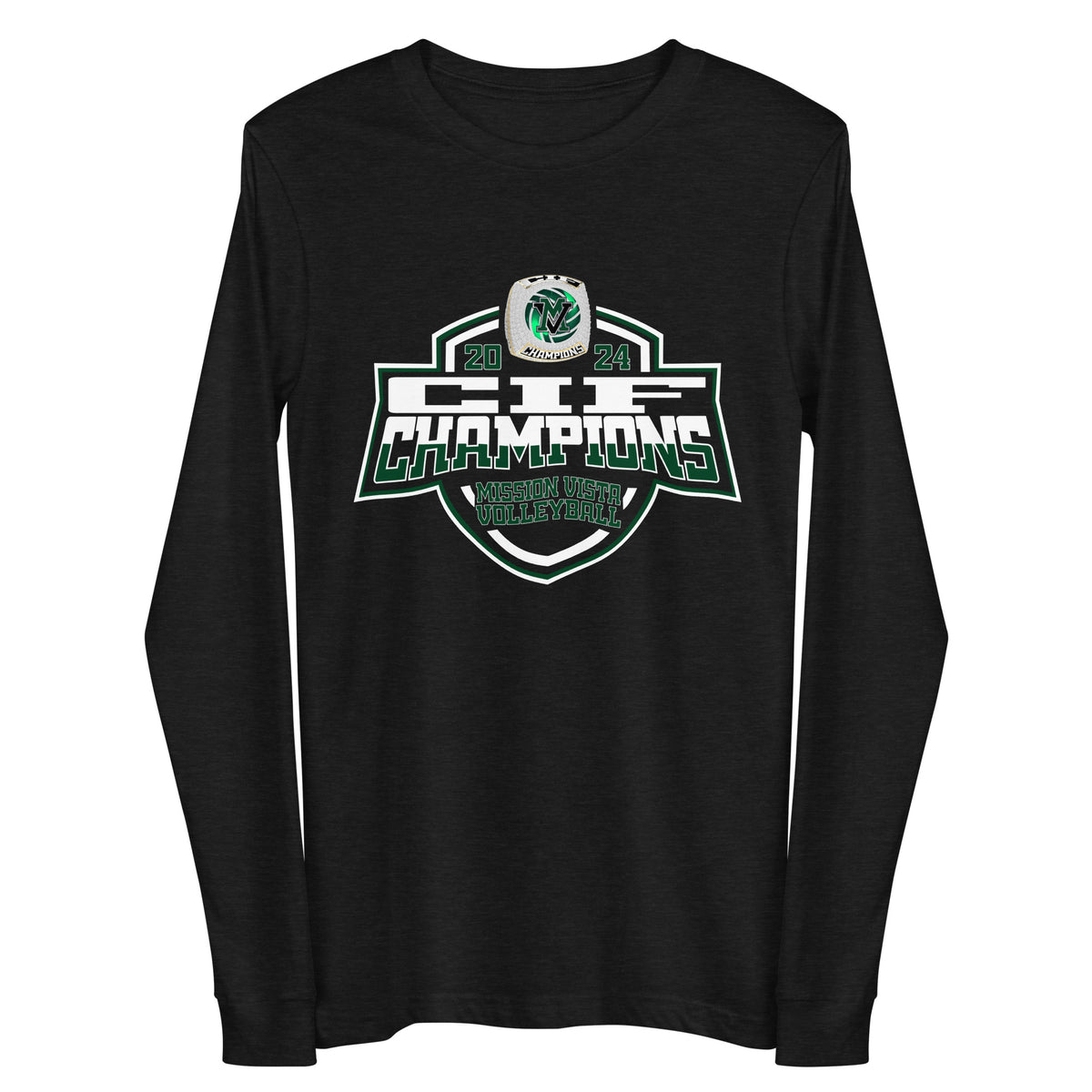 Mission Vista High School Volleyball -Men's 2024 Unisex Long Sleeve Tee