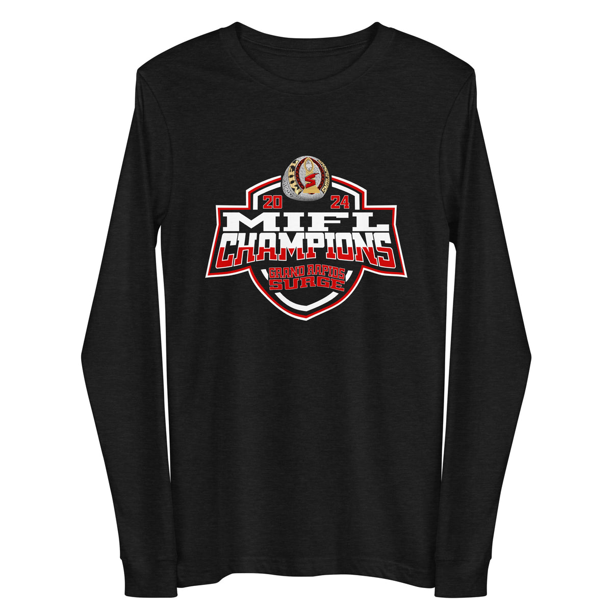 Grand Rapids Surge Football 2024 Unisex Long Sleeve Tee