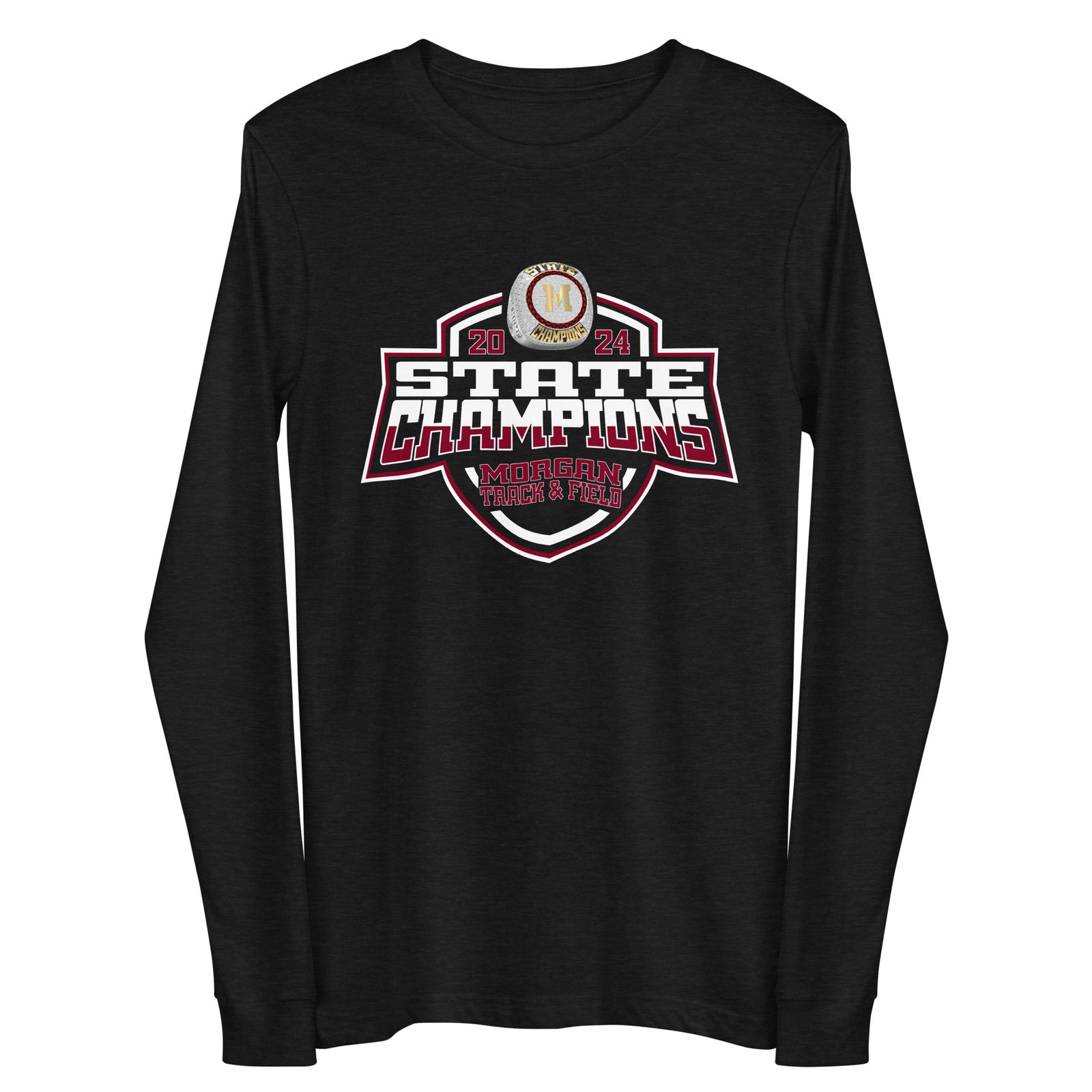 Morgan High School Track & Field -Men's 2024 Unisex Long Sleeve Tee
