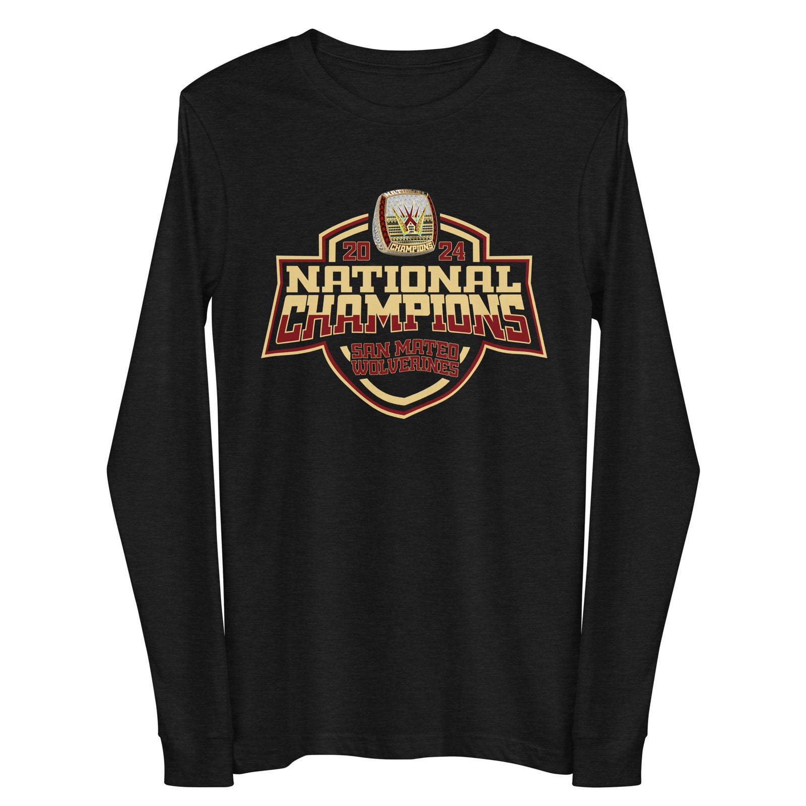San Mateo Wolverines Rugby Club Rugby 2024 Unisex Long Sleeve Tee