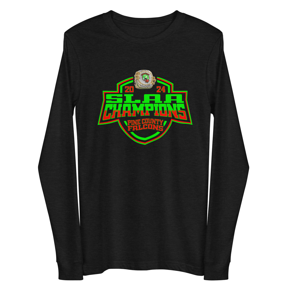 Pine County Falcons Football 2024 Unisex Long Sleeve Tee