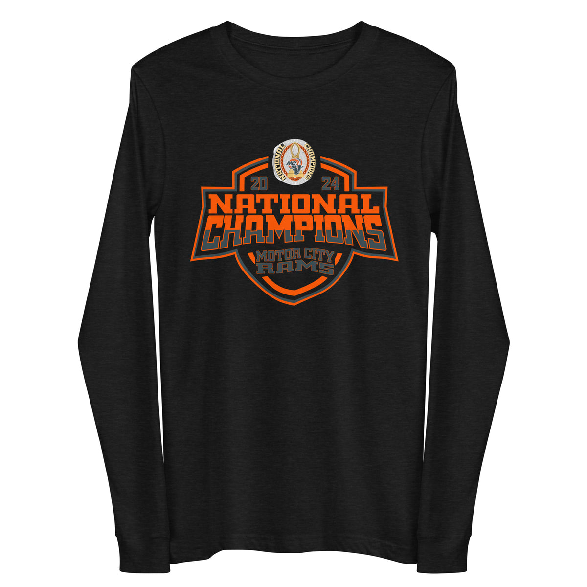 Motor City Rams Football 2024 Unisex Long Sleeve Tee
