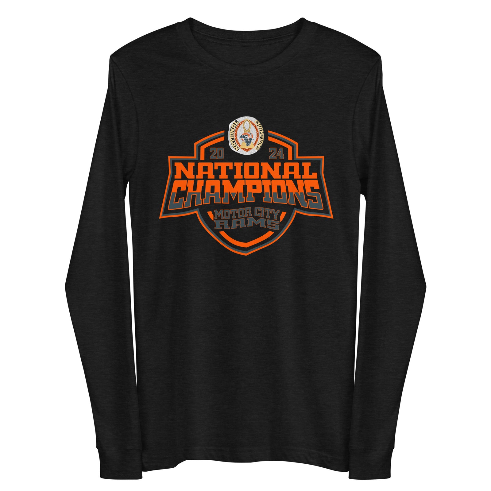 Motor City Rams Football 2024 Unisex Long Sleeve Tee