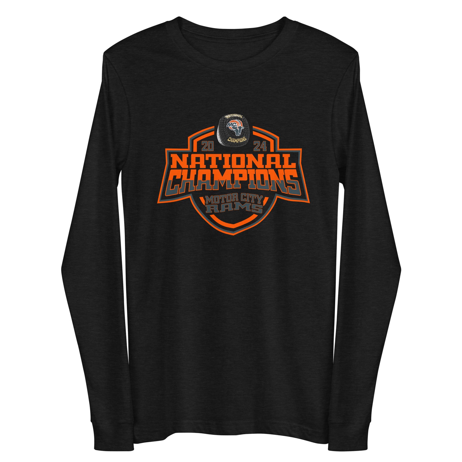 Motor City Rams Football 2024 Unisex Long Sleeve Tee