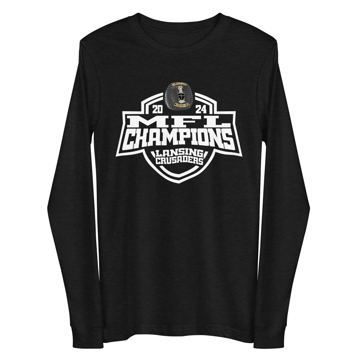 Lansing Crusaders Football 2024 Unisex Long Sleeve Tee