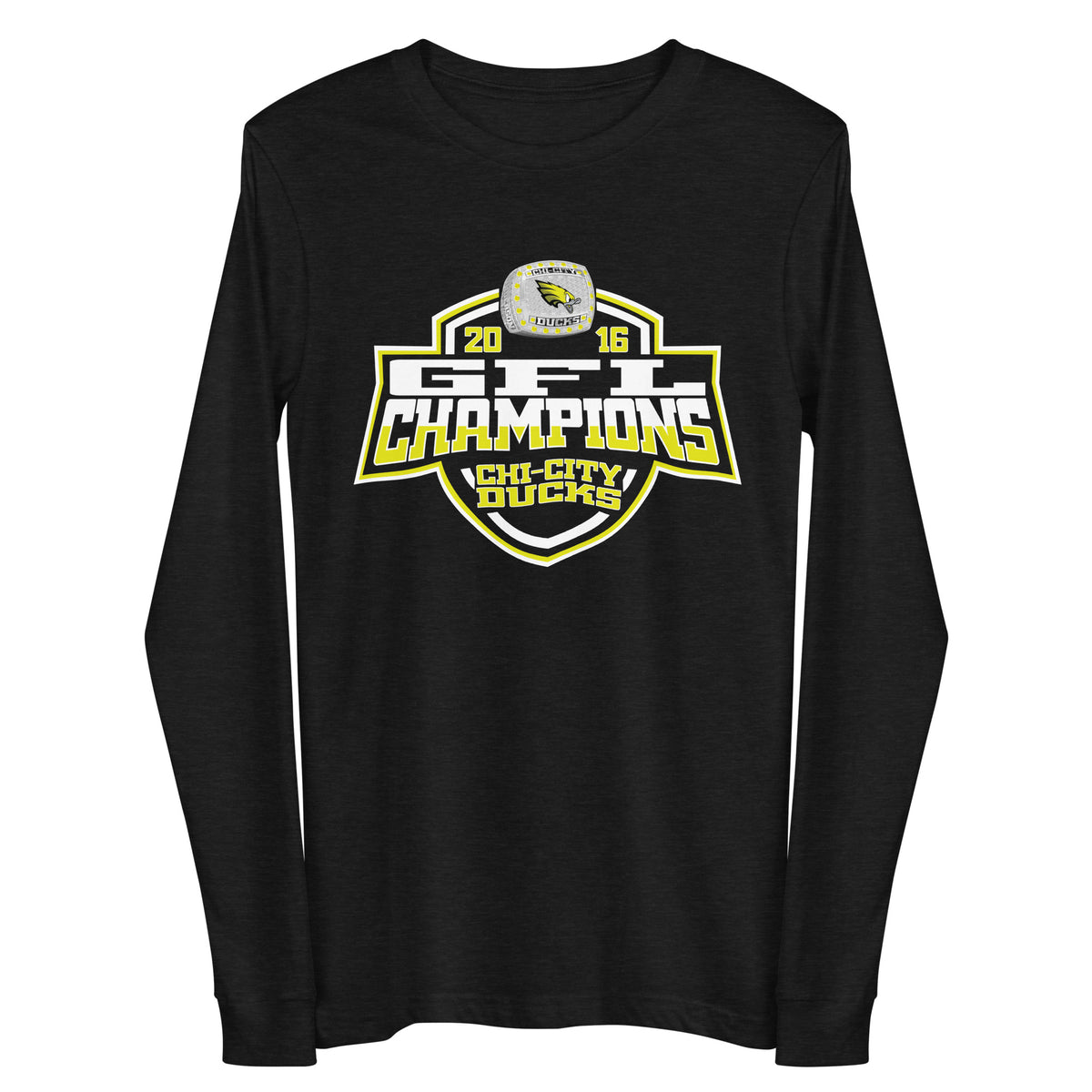 Chi-City Ducks Football 2016 Unisex Long Sleeve Tee