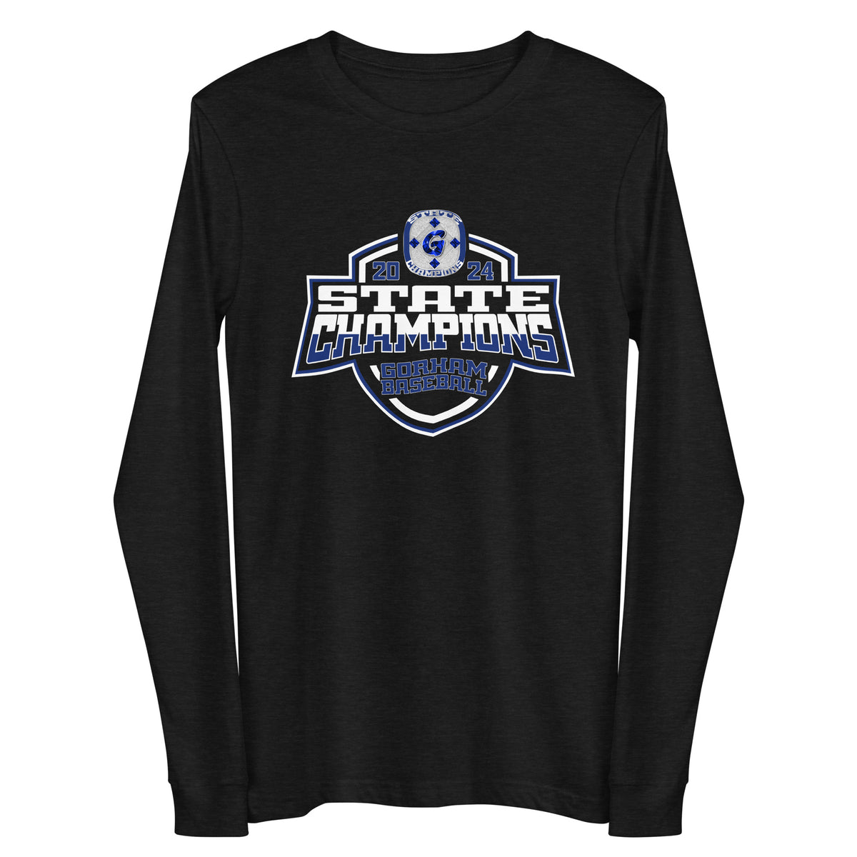 Gorham High School Baseball 2024 Unisex Long Sleeve Tee