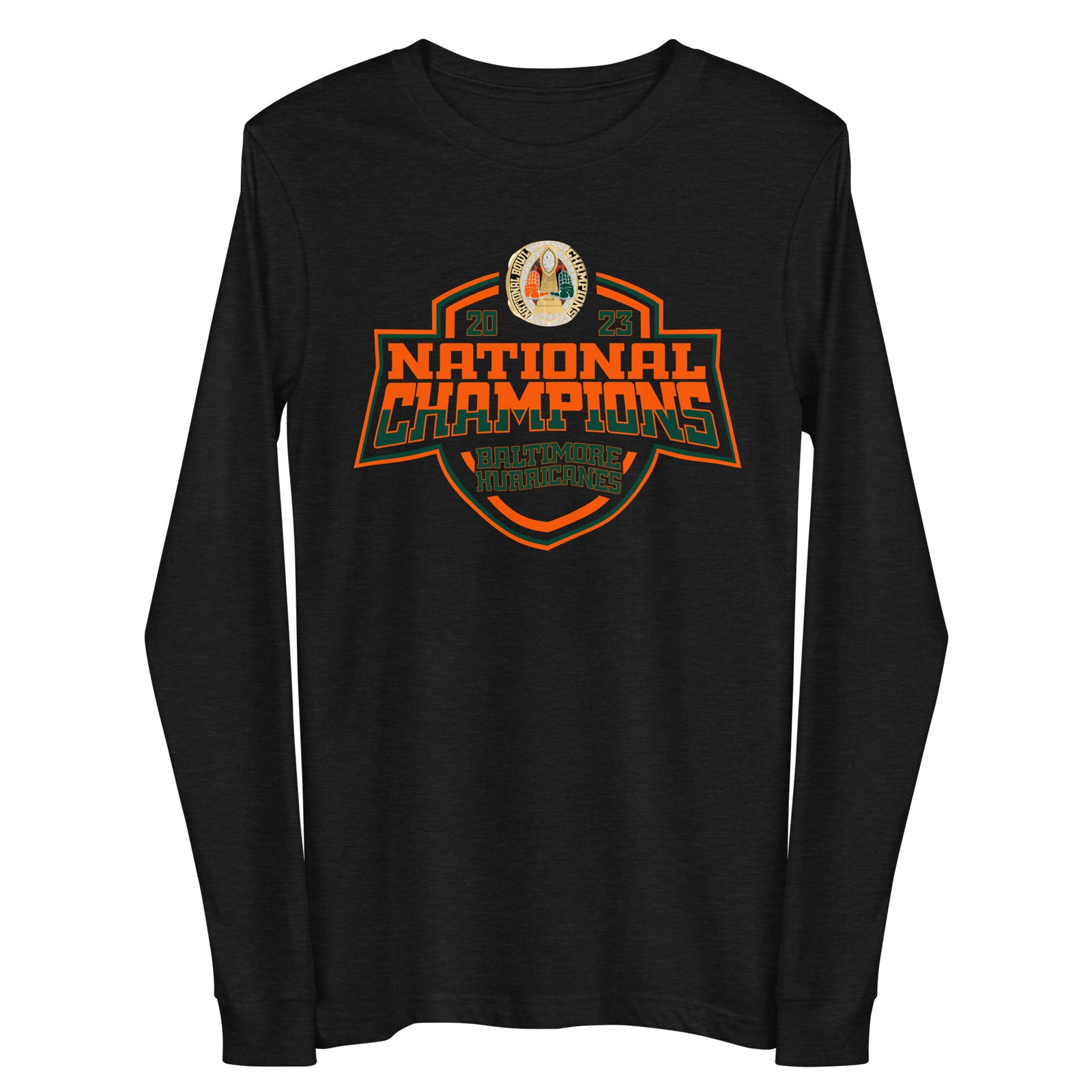 Baltimore Hurricanes Football 2023 Unisex Long Sleeve Tee