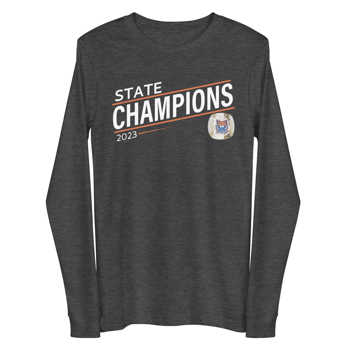 Valor College Prep Soccer -Men's 2023 Unisex Long Sleeve Tee