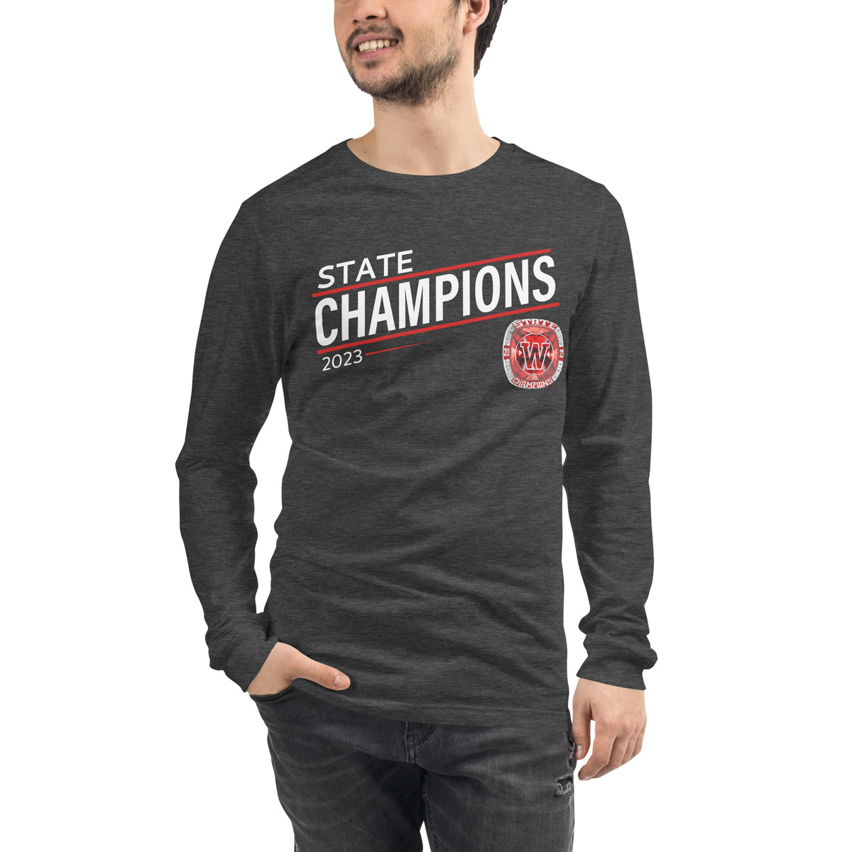 Blue Valley West High School Baseball 2023 Unisex Long Sleeve Tee