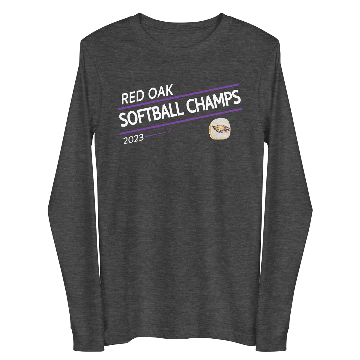 Red Oak High School Softball 2023 Unisex Long Sleeve Tee