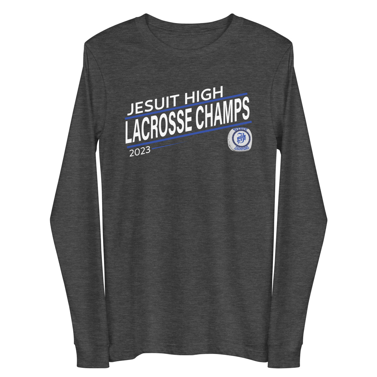 Jesuit High School Lacrosse -Men's 2023 Unisex Long Sleeve Tee