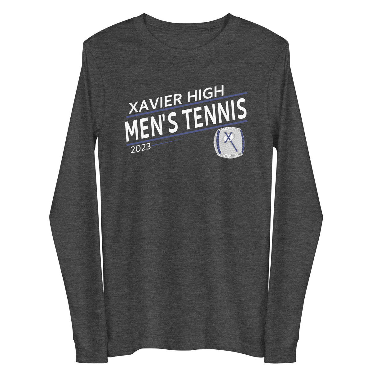 Xavier High School Tennis -Men's 2023 Unisex Long Sleeve Tee