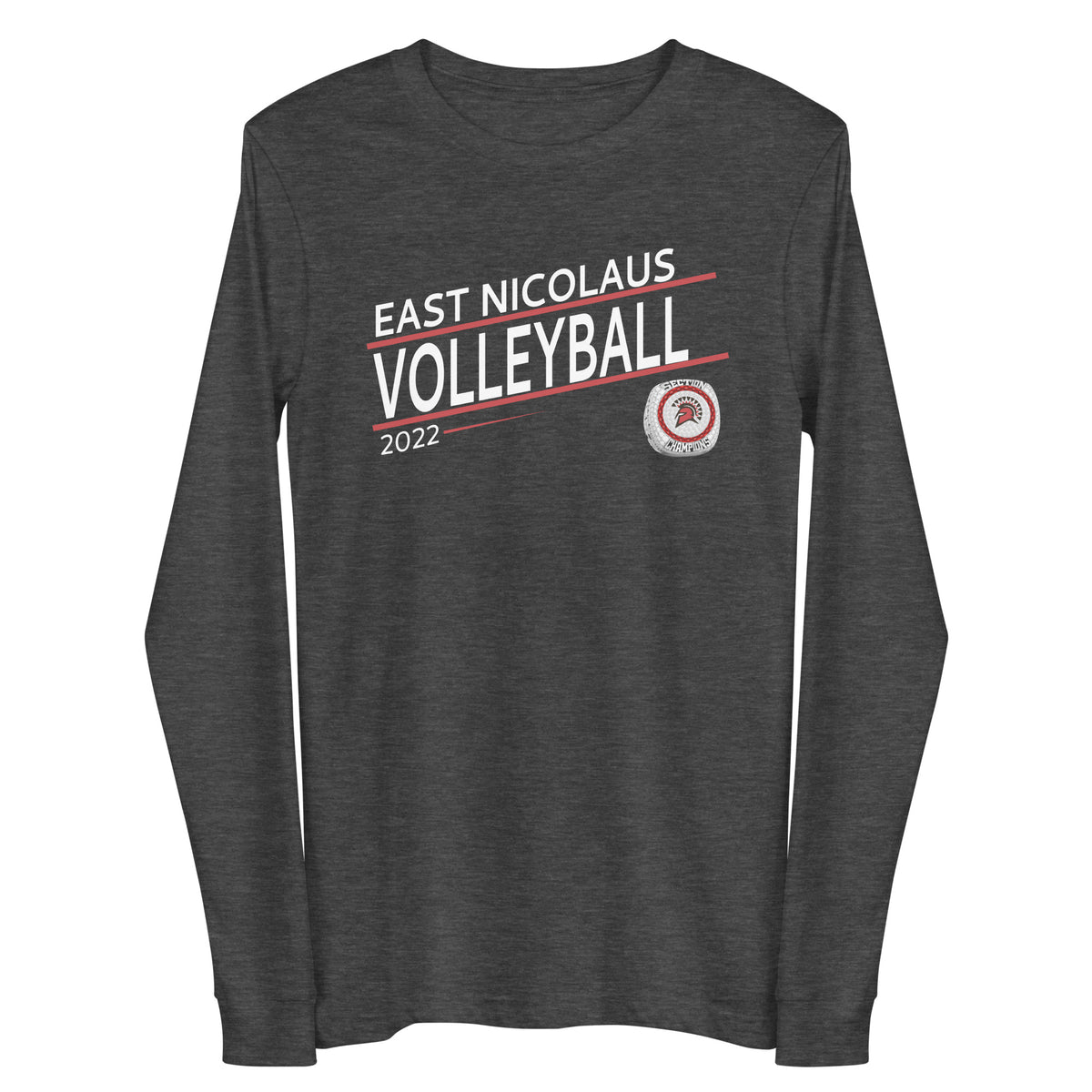 East Nicolaus High School Volleyball -Women's 2023 Unisex Long Sleeve Tee
