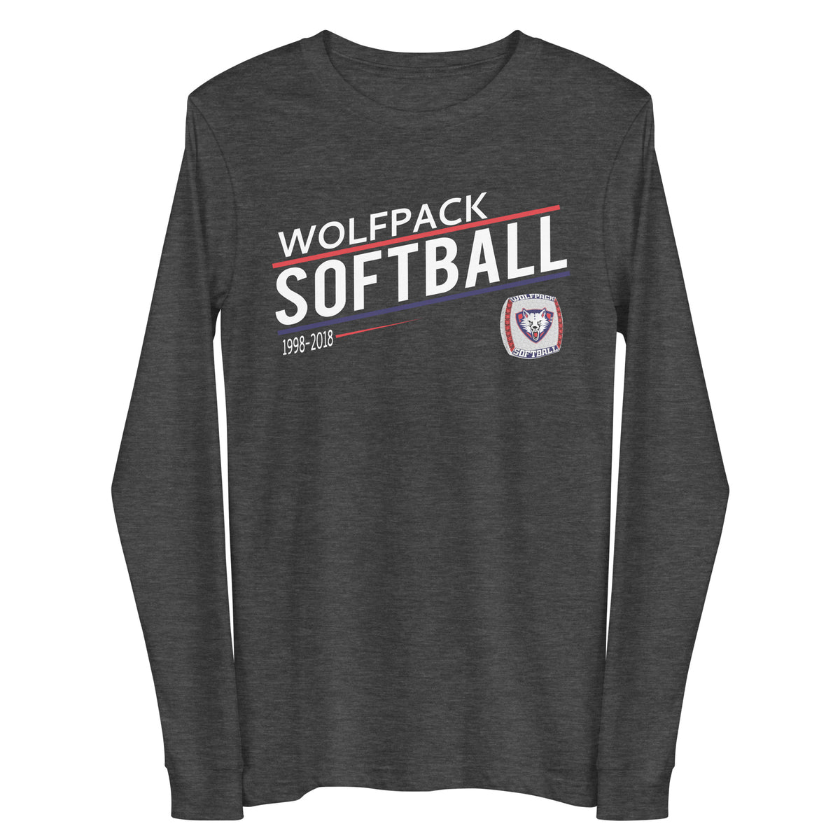 Wolfpack Softball Softball 2023 Unisex Long Sleeve Tee