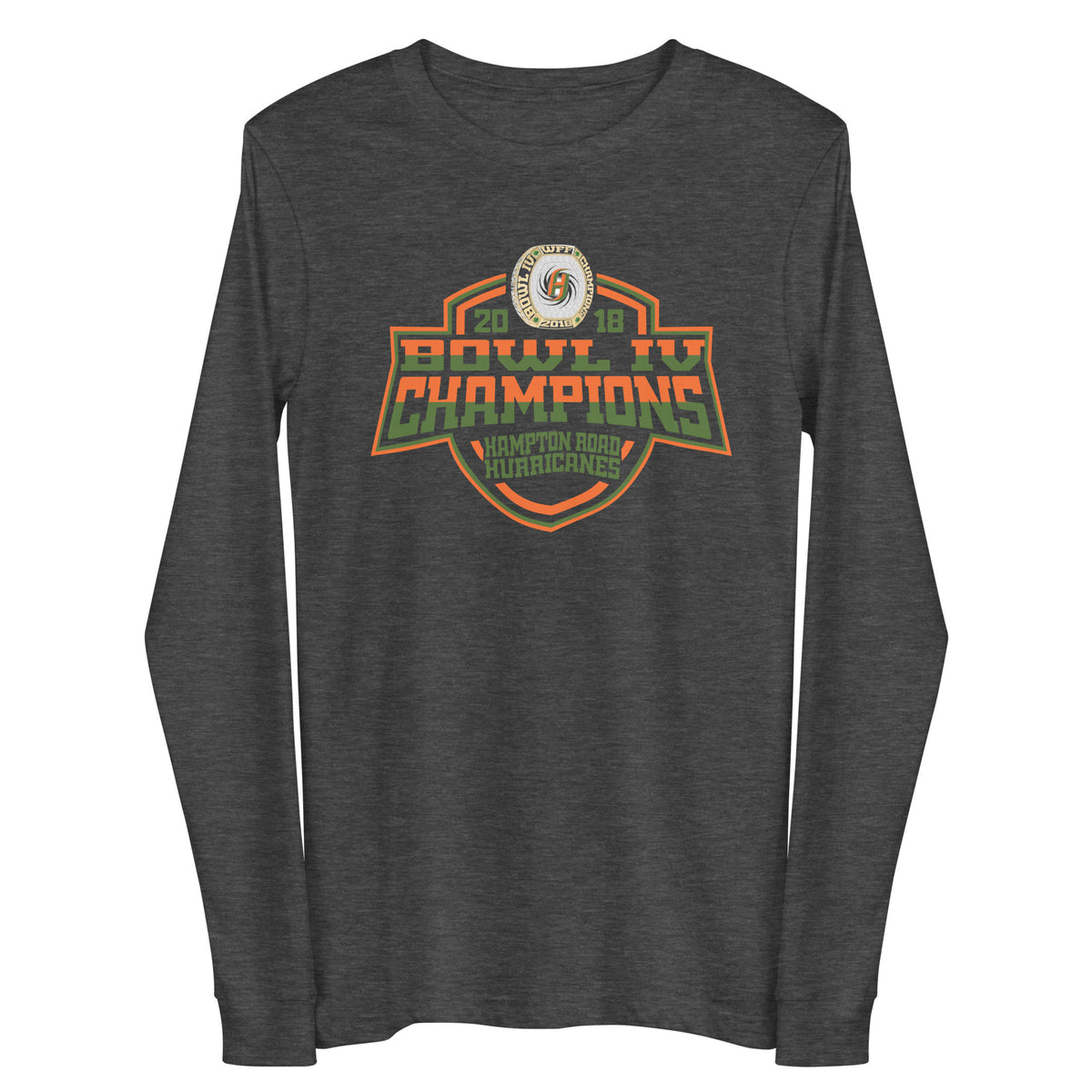 Hampton Road Hurricanes Football 2018 Unisex Long Sleeve Tee