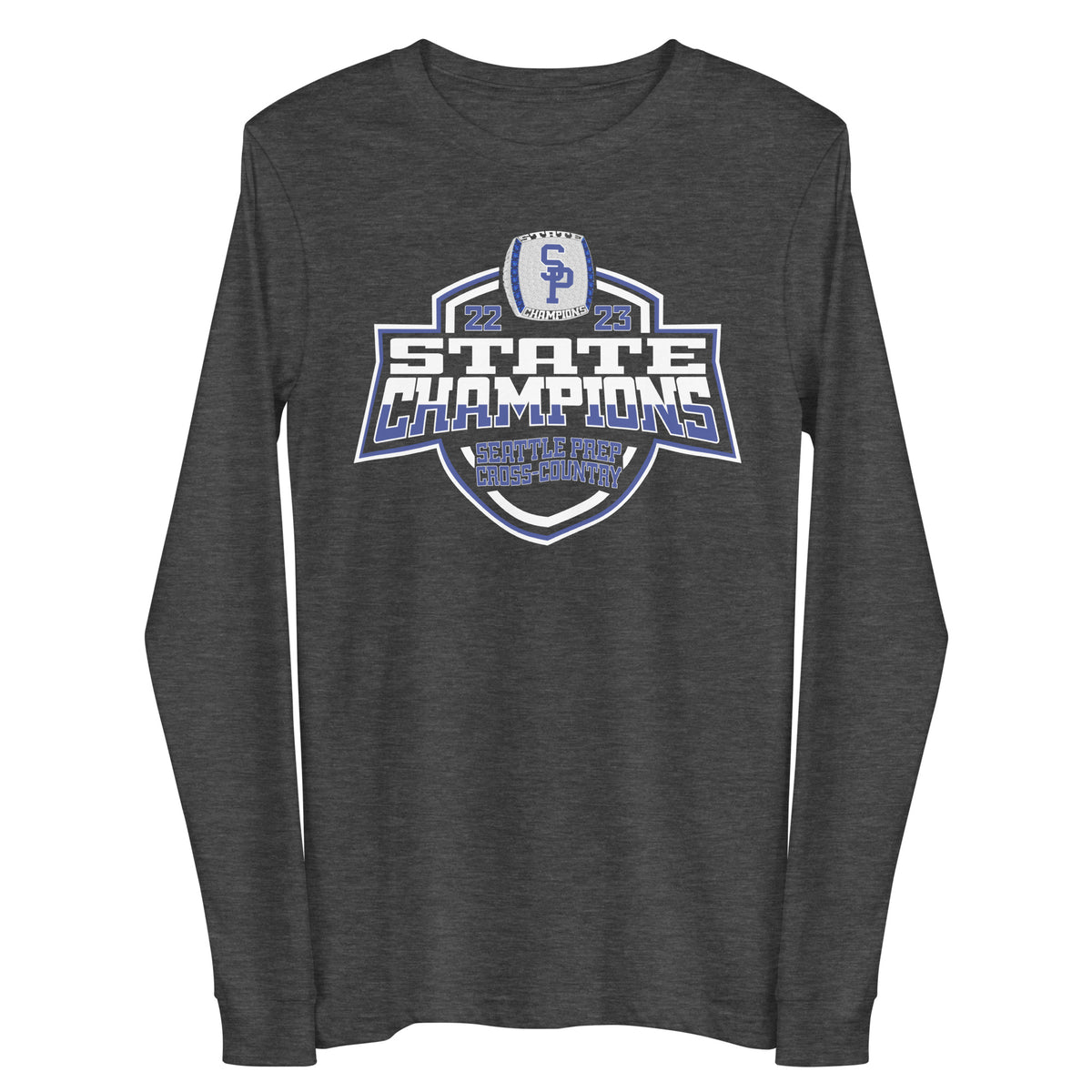 Seattle Preparatory School Cross Country -Men's 2023 Unisex Long Sleeve Tee