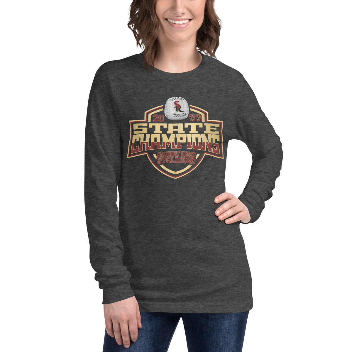 Shadow Ridge High School Cheer 2024 Unisex Long Sleeve Tee