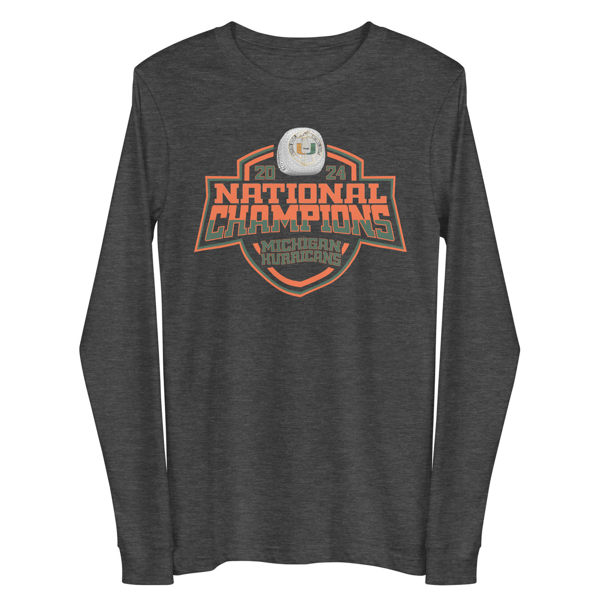 Michigan Hurricanes Football 2024 Unisex Long Sleeve Tee