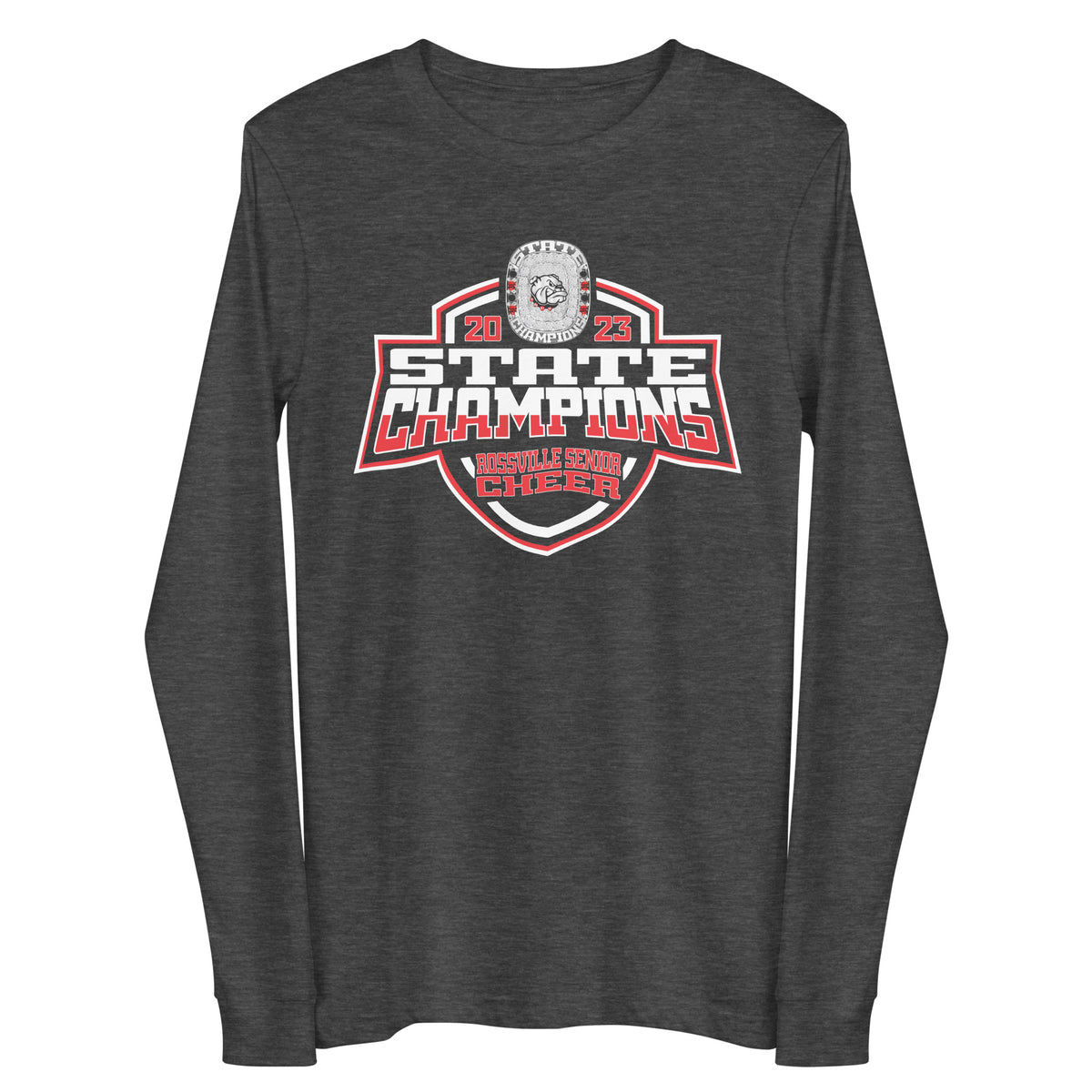 Rossville Senior High School Cheer 2023 Unisex Long Sleeve Tee
