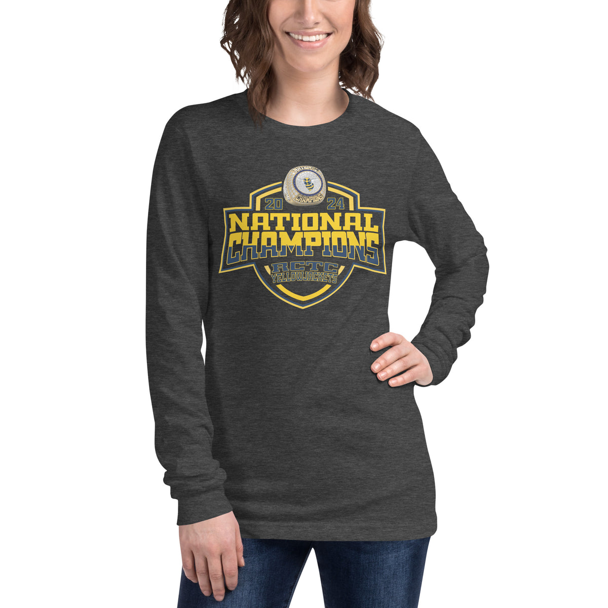 Rochester Community &amp; Technical College Wrestling 2024 Unisex Long Sleeve Tee