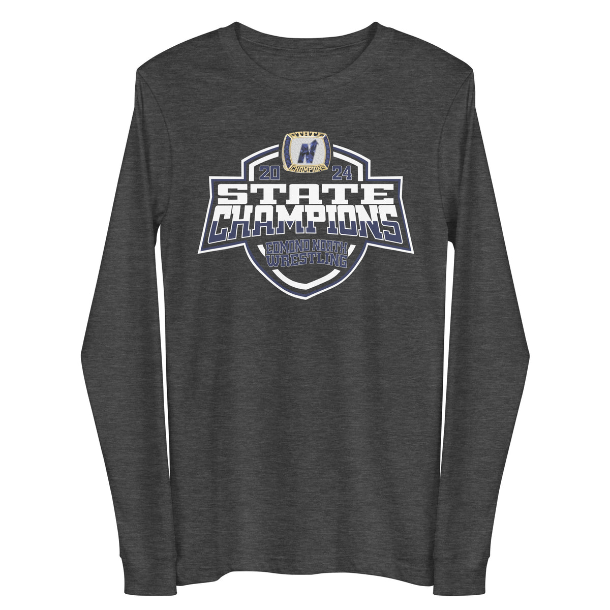 Edmond North High School Wrestling 2024 Unisex Long Sleeve Tee
