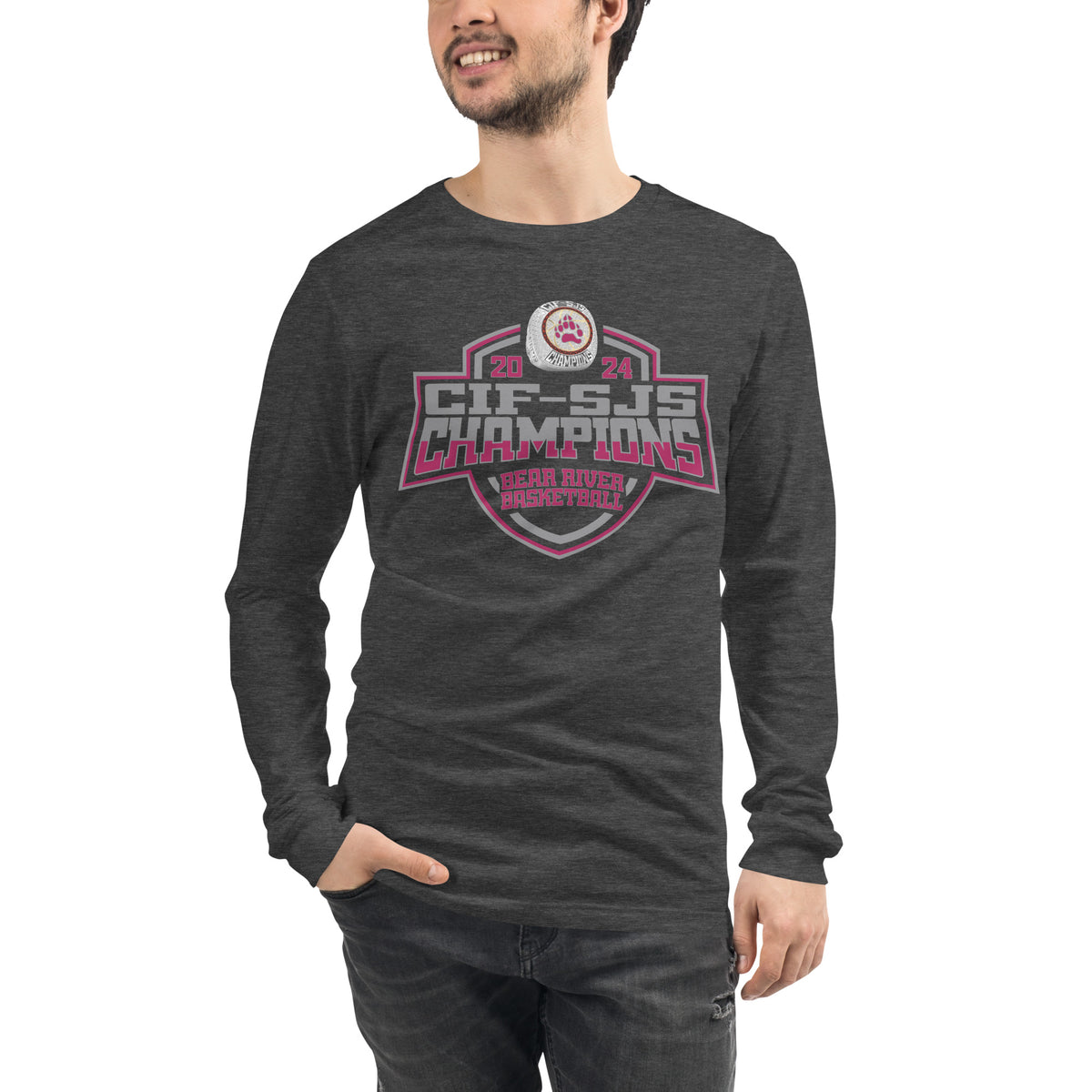 Bear River High School Basketball -Women's 2024 Unisex Long Sleeve Tee