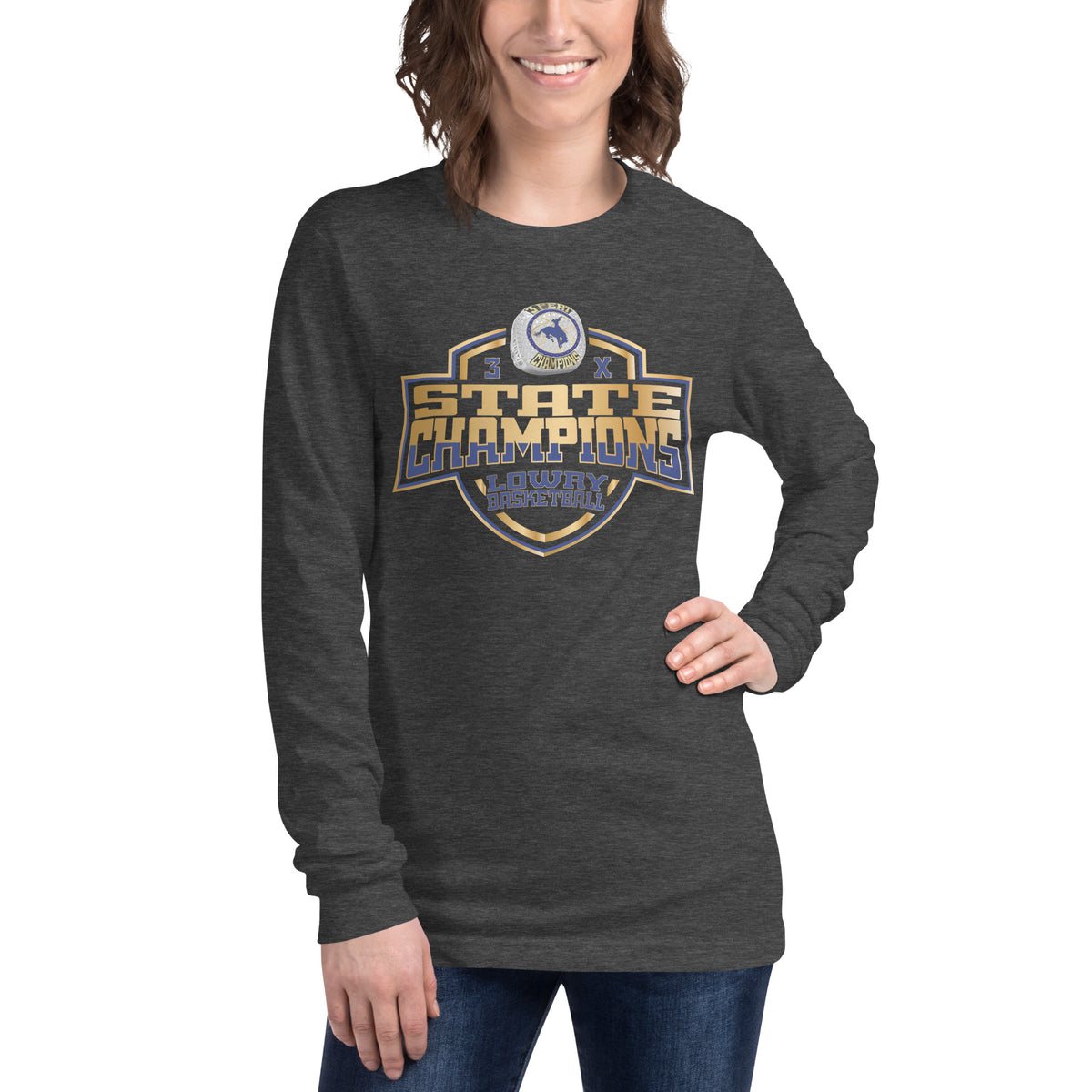 Lowry High School Basketball -Women's 2024 Unisex Long Sleeve Tee