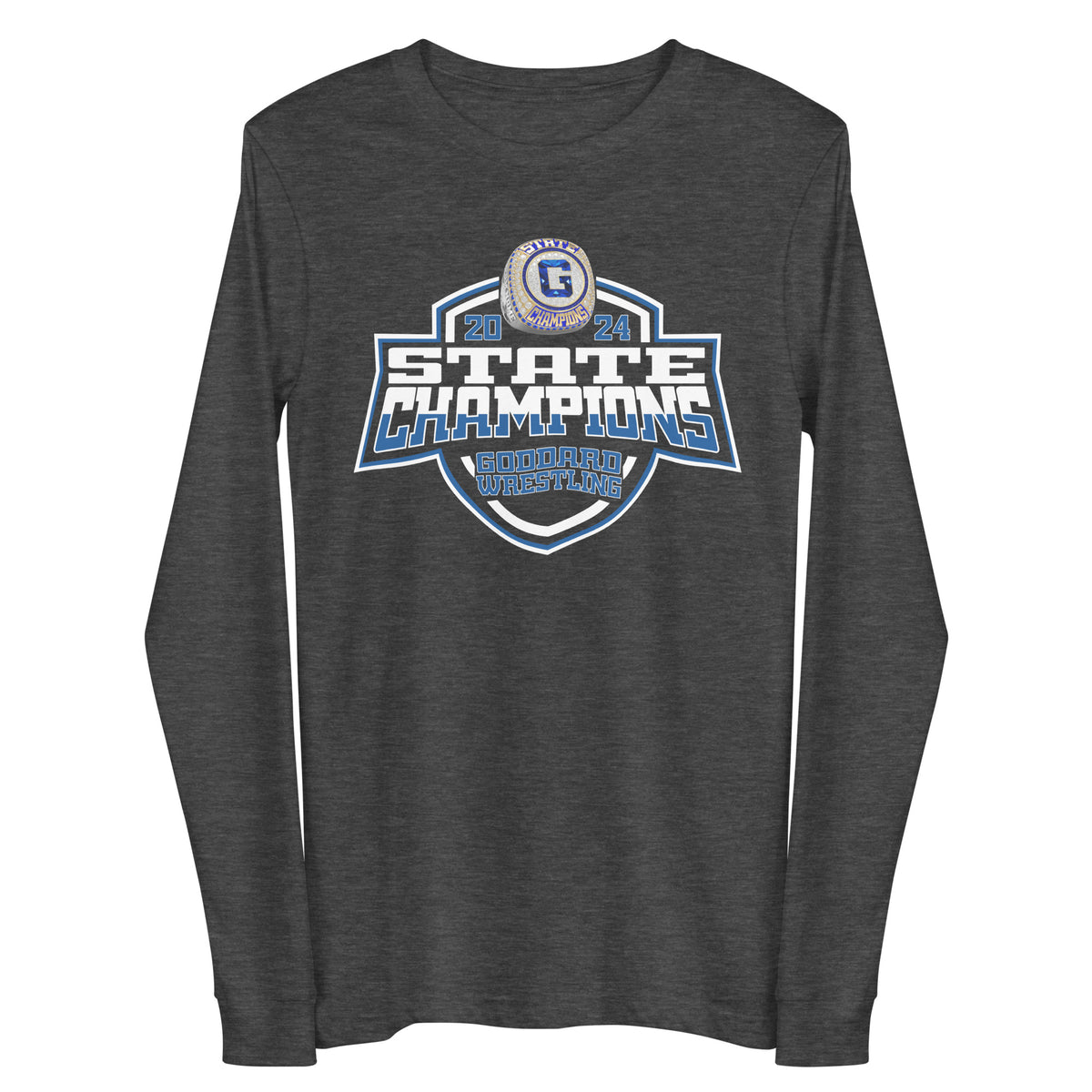 Goddard High School Wrestling 2024 Unisex Long Sleeve Tee