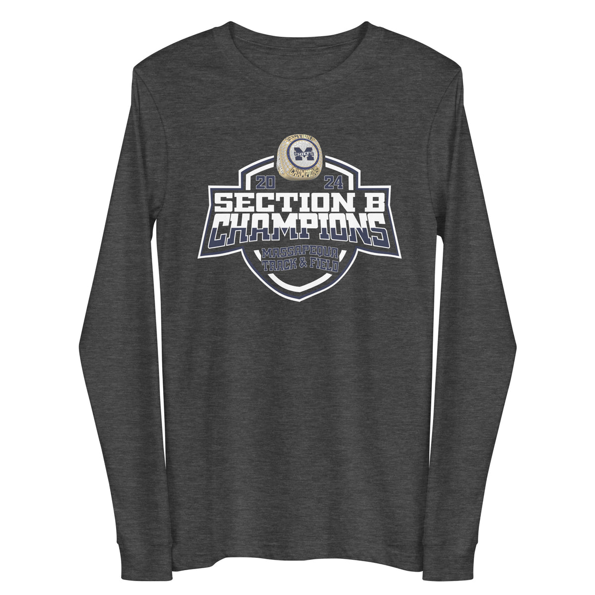 Massapequa high school Track &amp; Field -Coed 2024 Unisex Long Sleeve Tee
