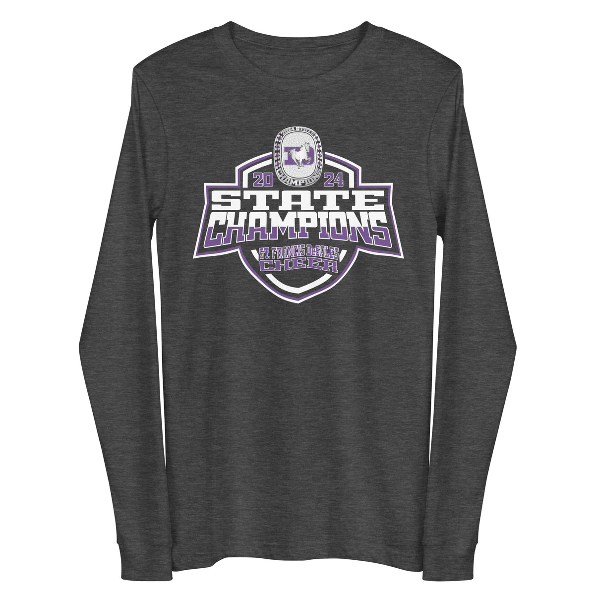 St. Francis DeSales High School Cheer 2024 Unisex Long Sleeve Tee