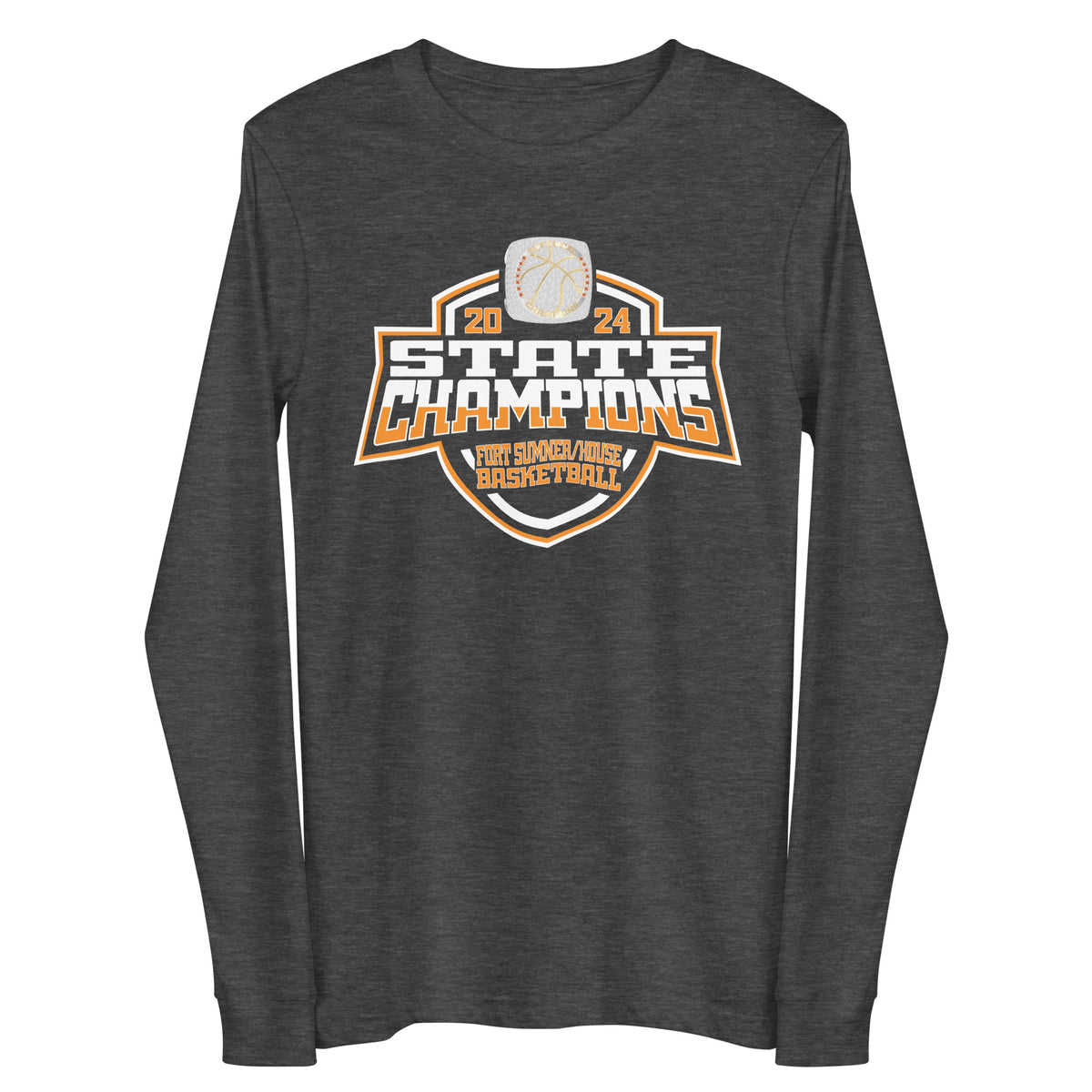 Fort Sumner/House High School (co-op) Basketball -Women's 2024 Unisex Long Sleeve Tee