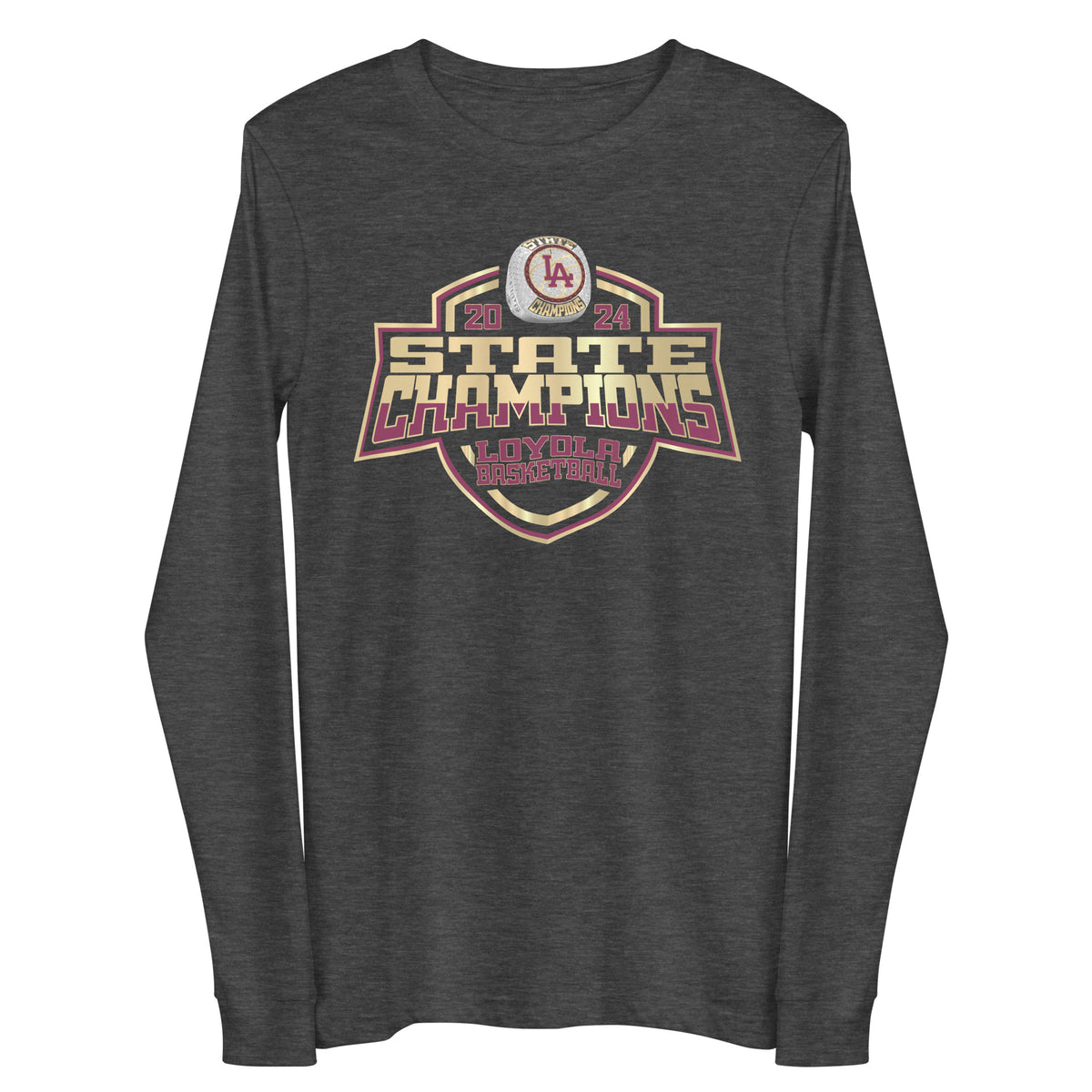 Loyola Academy Basketball -Women's 2024 Unisex Long Sleeve Tee