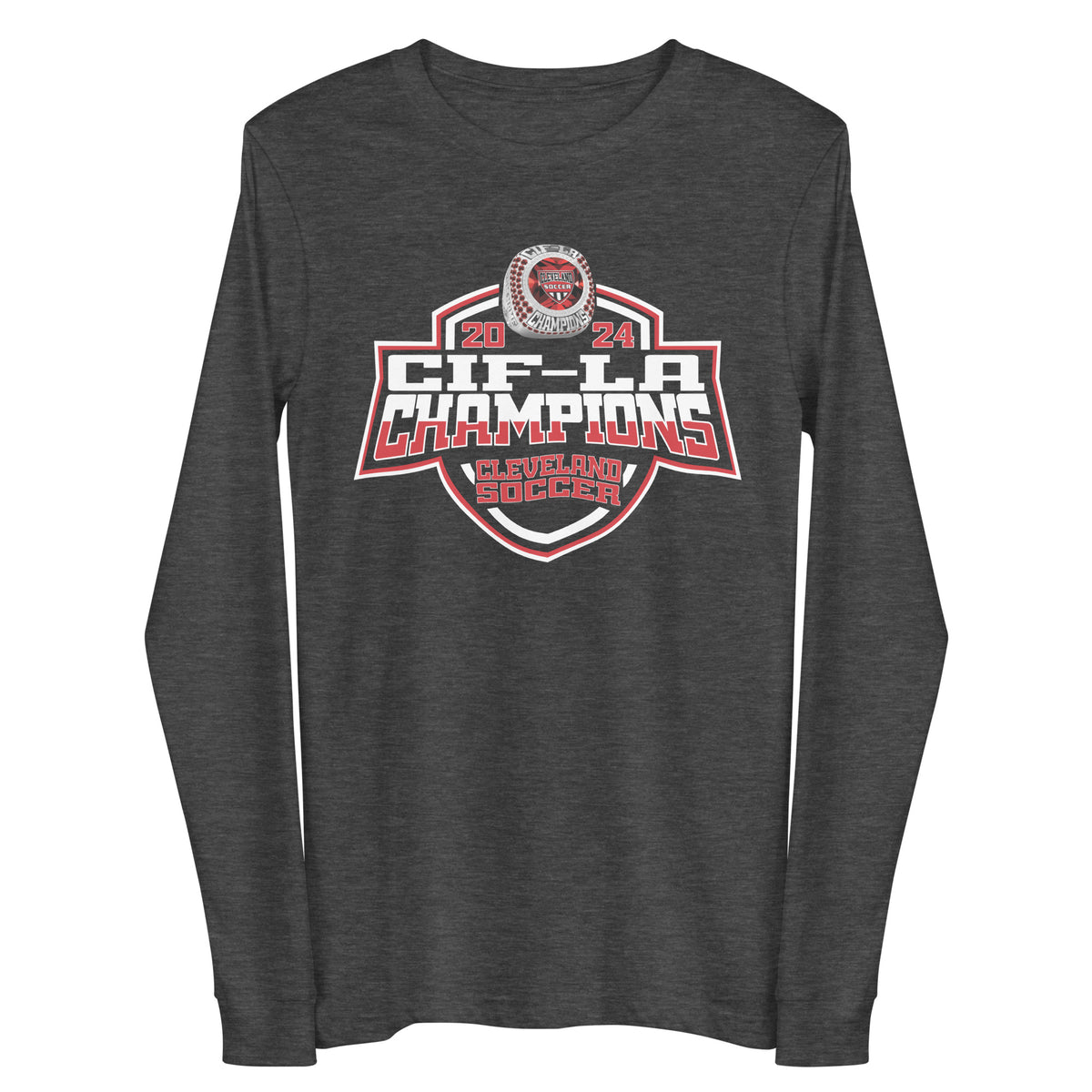 Grover Cleveland High School Soccer -Women's 2024 Unisex Long Sleeve Tee