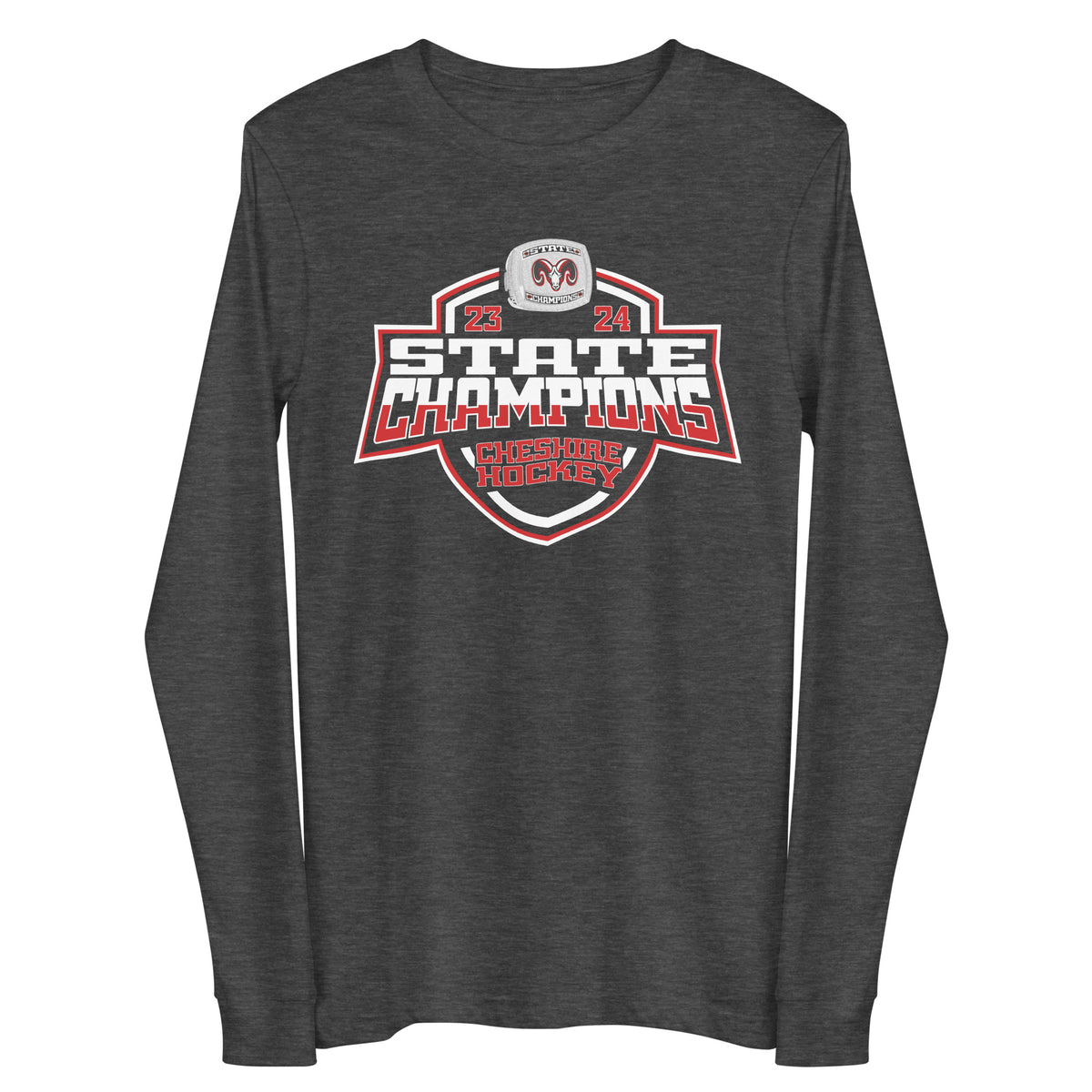 Cheshire High School Hockey -Men's 2024 Unisex Long Sleeve Tee