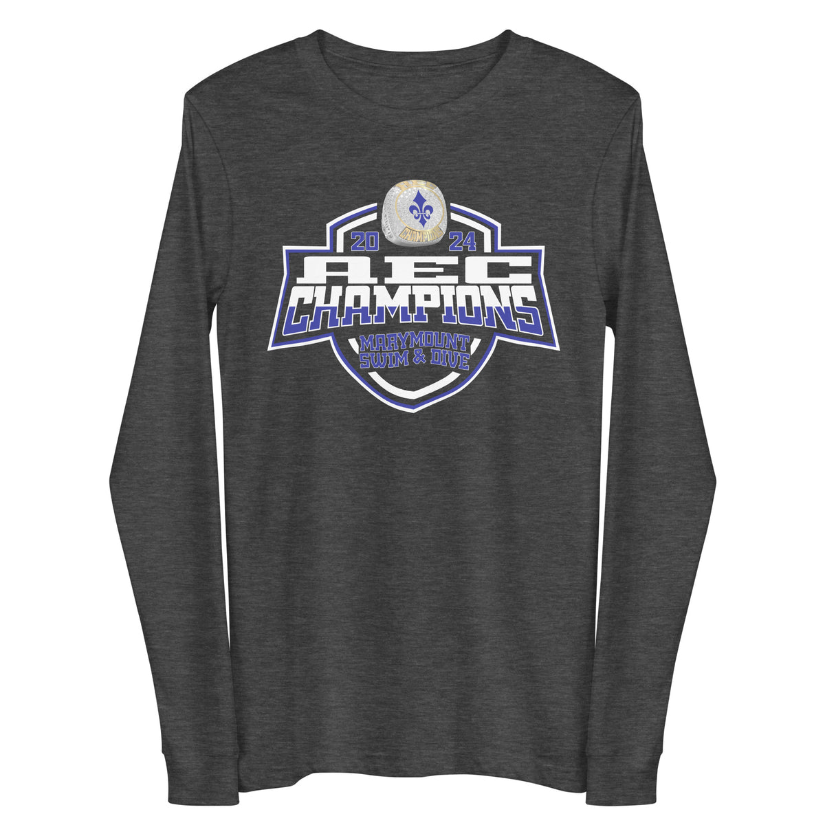 Marymount University Swimming &amp; Diving 2024 Unisex Long Sleeve Tee