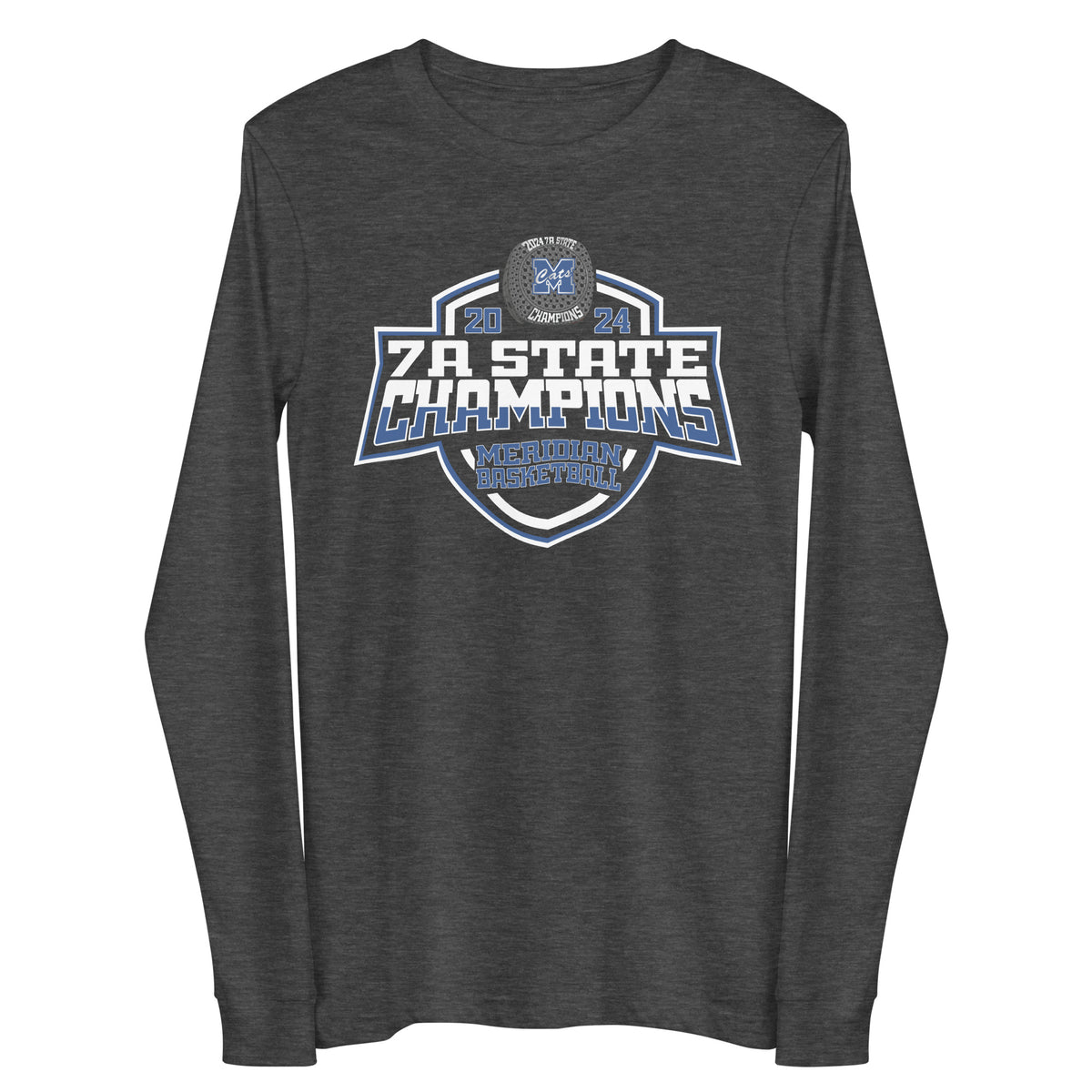 Meridian High School Basketball -Men's 2024 Unisex Long Sleeve Tee