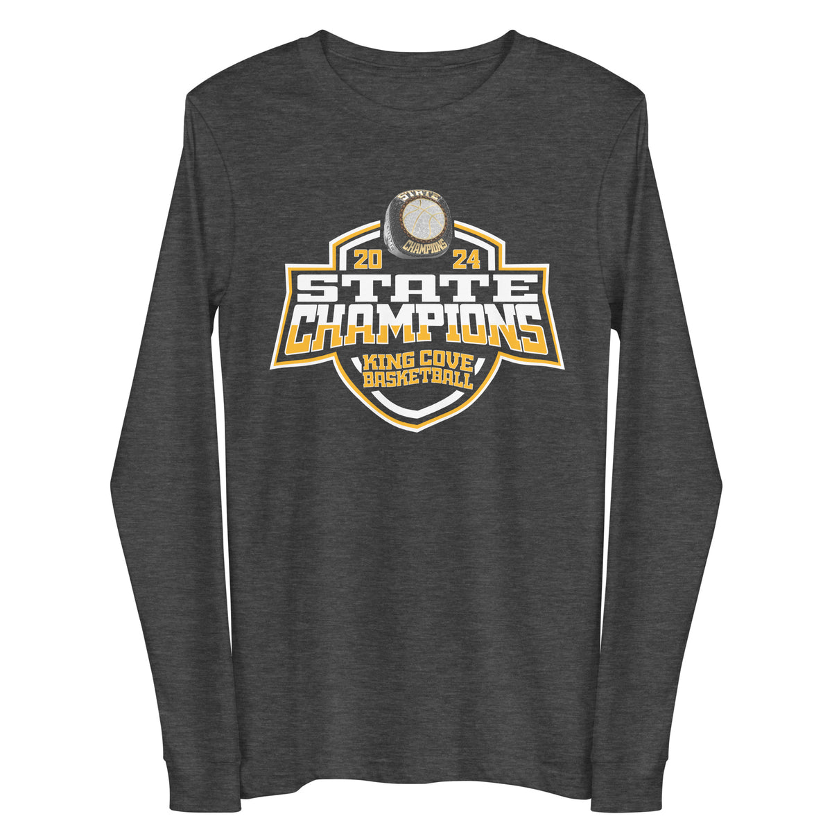 King Cove High School Basketball -Men's 2024 Unisex Long Sleeve Tee