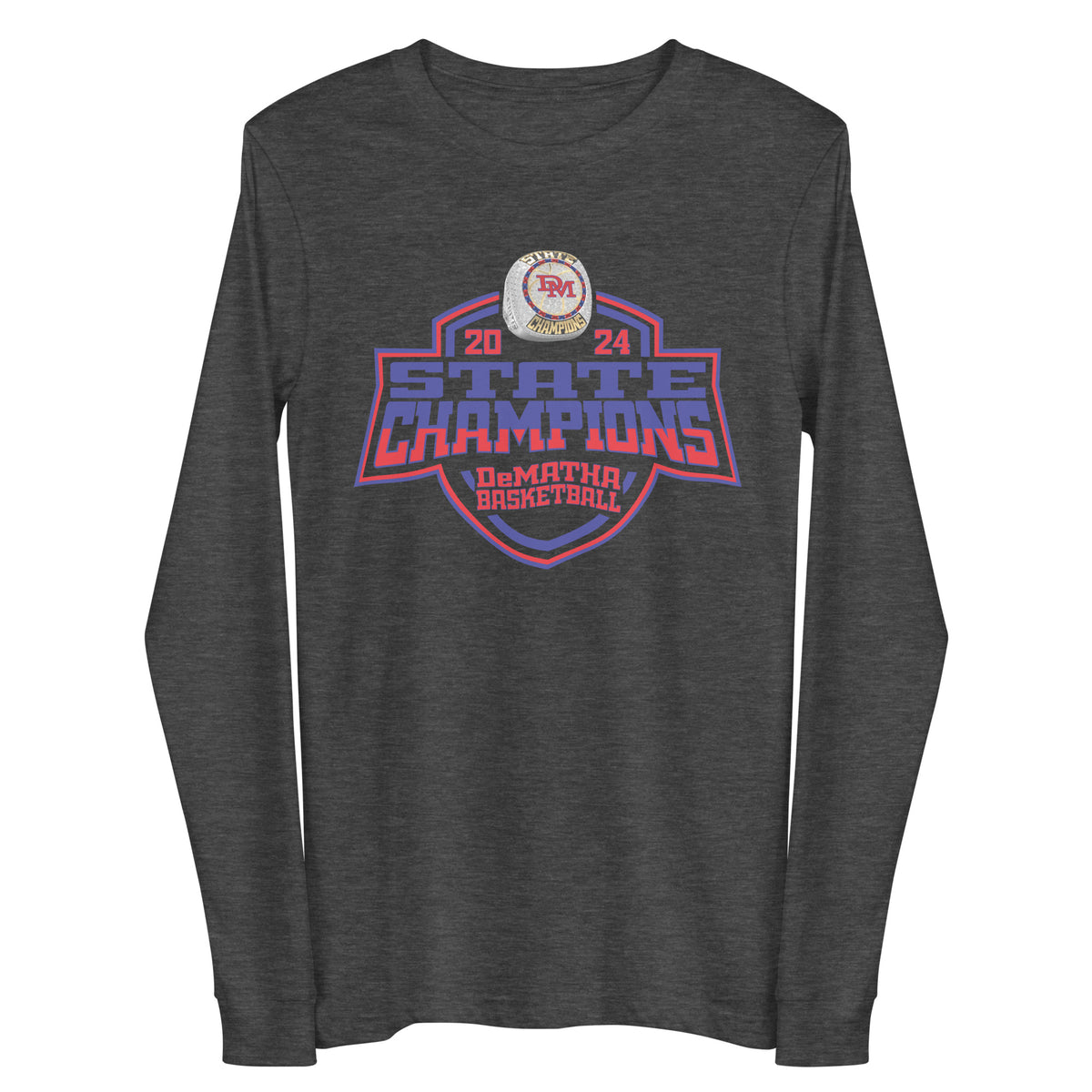 DeMatha Catholic High School Basketball -Men's 2024 Unisex Long Sleeve Tee