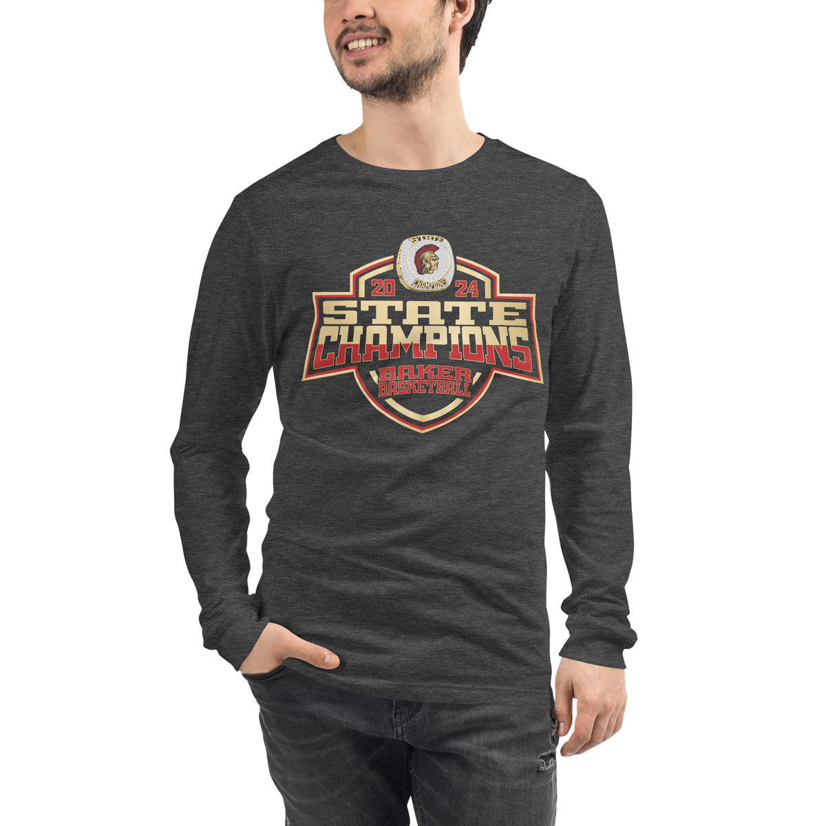 Baker High School Basketball -Women's 2024 Unisex Long Sleeve Tee