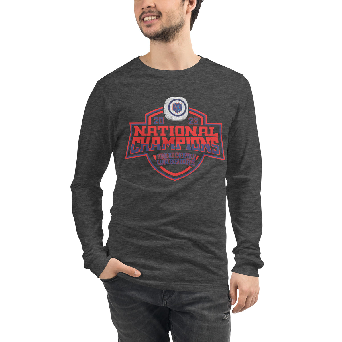 Tomball Christian Warriors Football 2023 Unisex Long Sleeve Tee