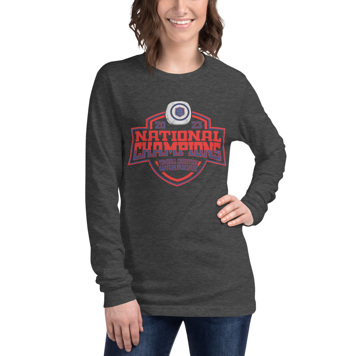 Tomball Christian Warriors Football 2023 Unisex Long Sleeve Tee